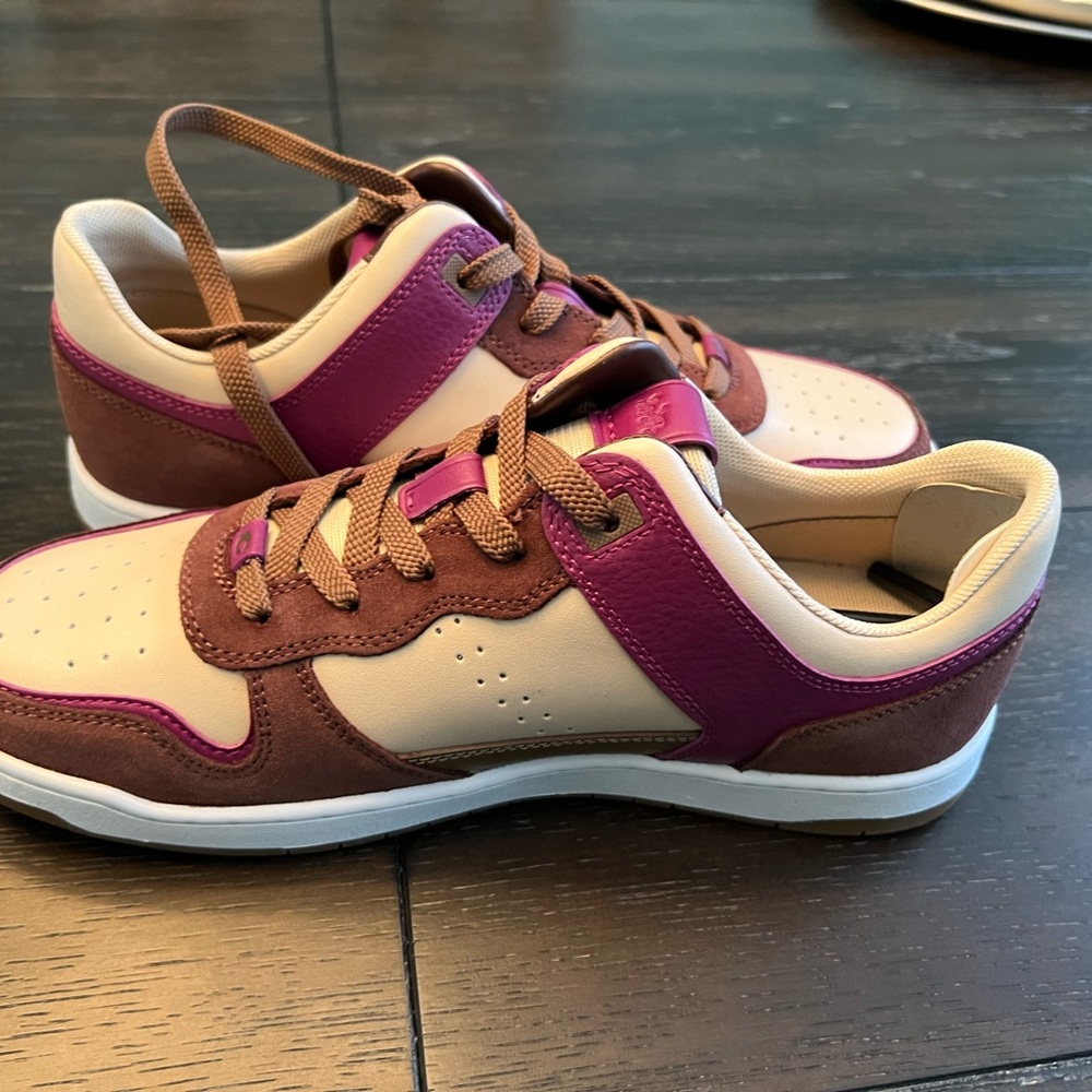 Coach Suede and leather upper sneakers